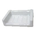 JABONERA PARED CUBO PORCELANA BLANCO 