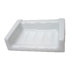 JABONERA PARED CUBO PORCELANA BLANCO 