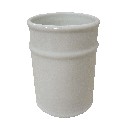 VASO BAÑO REDONDO PORCELANA BLANCO