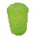 VASO CEPILLOS BAÑO PLASTICO ONDAS VERDE