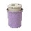 VASO CEPILLOS CERAMICA FORJA LILA