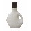 BOTELLA MINI CON ASA PORCELANA BLANCO