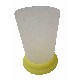 VASO BAÑO PLASTICO SATINADO AMARILLO 