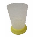 VASO BAÑO PLASTICO SATINADO AMARILLO 