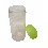 BOTE ESPECIERO CRISTAL TAPA PLASTICO VERDE