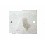 PERCHA INDIVIDUAL CUBO PORCELANA BLANCO