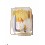 PERCHA RECTANGULAR BLANCO LIMONES AMARILLO