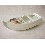 FIGURA MINI LANCHA PORCELANA GALICIA