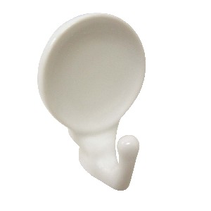 PERCHA COLGADOR PORCELANA BLANCO