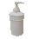 DOSIFICADOR ESTRIAS PORCELANA BLANCO 230ML