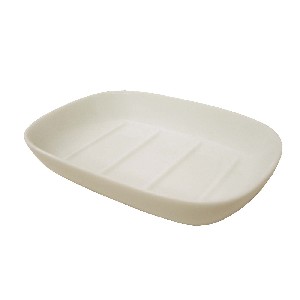 JABONERA OVALADA PORCELANA BLANCO