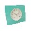 RELOJ DE PIE GRANDE CUADRADO AZUL