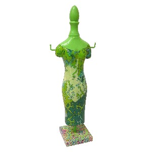 FIGURA MANIQUI MADERA DECOPATCH VERDE