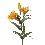 FLOR TRIPLE HOJAS LILIUM NARANJA