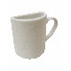 FLORERO MUG PARTIDO PEQ PORCELANA BL 