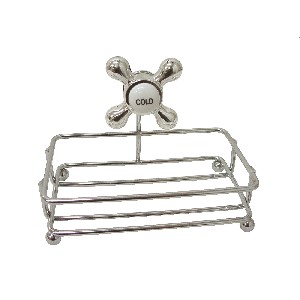 SOPORTE METAL GRIFO BAÑO MING JABONE 