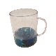 VASO BAÑO ASA FLOR AZUL GRANDE 