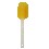 ESPATULA COCINA SILICONA RECTA AMARILLO