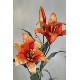 FLOR TRIPLE HOJAS LILIUM ROJA