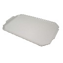 BANDEJA RECTANGULAR PORCELANA BLANCO