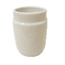 VASO BAÑO BORDE PORCELANA BLANCO