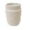 VASO BAÑO BORDE PORCELANA BLANCO