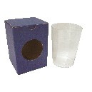 CAJA CARTON AZUL PARA VASO SIDRA