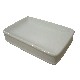 JABONERA RECTANGULAR PORCELANA BLANCO