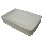 JABONERA RECTANGULAR PORCELANA BLANCO