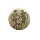 DISCO MEDALLA METAL FINO FUTBOL