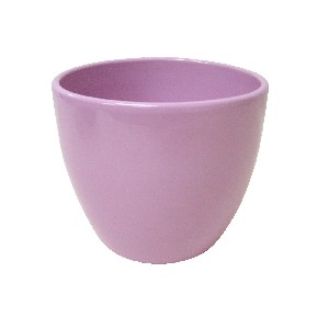 MACETERO CERAMICA CONCAVO PEQUEÑO VIOLETA