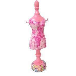 FIGURA MANIQUI MADERA DECOPATCH ROSA