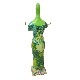 FIGURA MANIQUI MADERA DECOPATCH VERDE