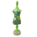 FIGURA MANIQUI MADERA DECOPATCH VERDE