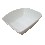 CUENCO MING RECTANGULAR PORCELANA BLANCO