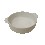 CUENCO REDONDO ASAS PORCELANA BLANCO
