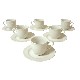 CONJUNTO SOPORTE CON 6 TAZAS CAFE