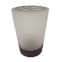 VASO CEPILLOS CRISTAL FROST AZUL