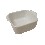 CUENCO RECTO ASAS PEQUEÑO PORCELANA BLANCO