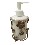 DOSIFICADOR CERAMICA MARGARITA GRIS 260ML