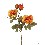 FLOR HOJAS CUADRUPLE ROSA NARANJA