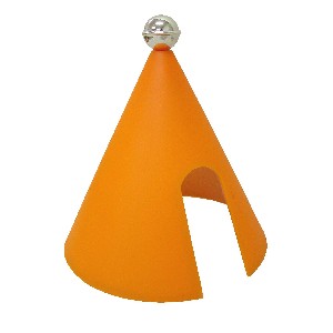 TAPA PLASTICO TERMO CONO NARANJA