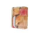 PERCHA RECTANGULAR ROSAS AMARILLAS R 