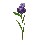 FLOR INDIVIDUAL IRIS SATIN AZUL