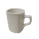 TAZA MUG CUADRADA 110ML PORCELANA BLANCO