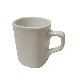 TAZA MUG CUADRADA PORCELANA BLANCO