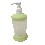 DOSIFICADOR PLASTICO SATINADO VERDE 250ML