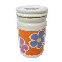 BOTE CERAMICA TAPA NARANJA 1900ML