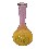 FLORERO BOTELLA CORCHO VIOLETA PEQUEÑO