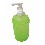 DOSIFICADOR BAÑO PLASTICO ONDAS VERDE 300ML